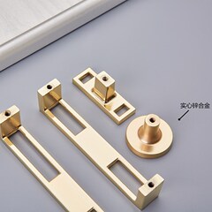 Source supply Nordic modern minimalist drawer wardrobe cabinet door handle golden marble shell pattern handle