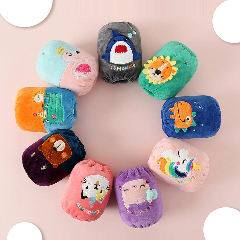 Лимонный ребенок детские рукава вышитые хрустальные бархатные детские противообрастающих рукава зимние детские рукава оптом