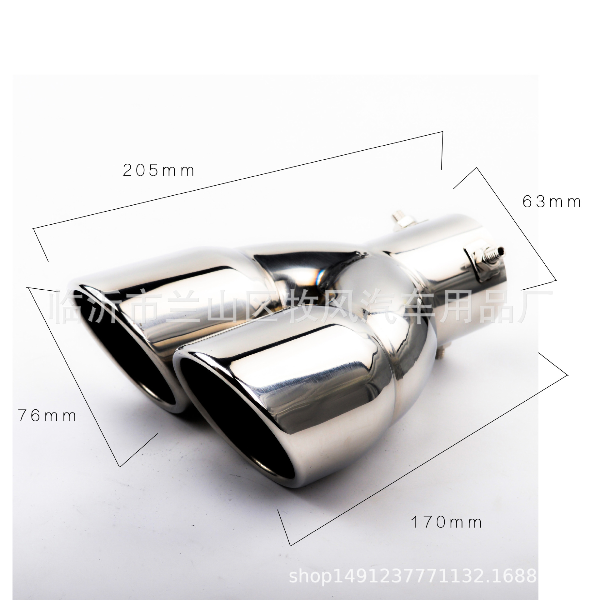 63mm 경 사진 이중 열 직선 거울