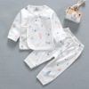 Autumn children's thermal underwear, cotton soft comfortable set for new born, long sleeve, wholesale