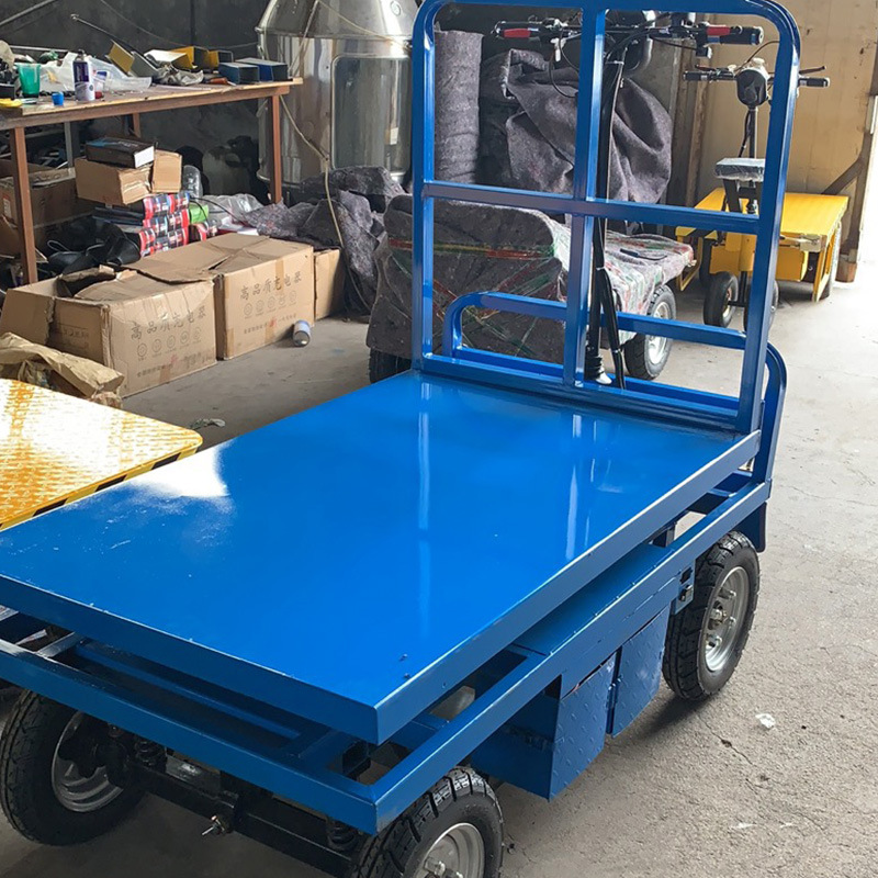 正骑倒骑自卸车平板仓库搬运车工地大棚升降电动三轮车电动升降