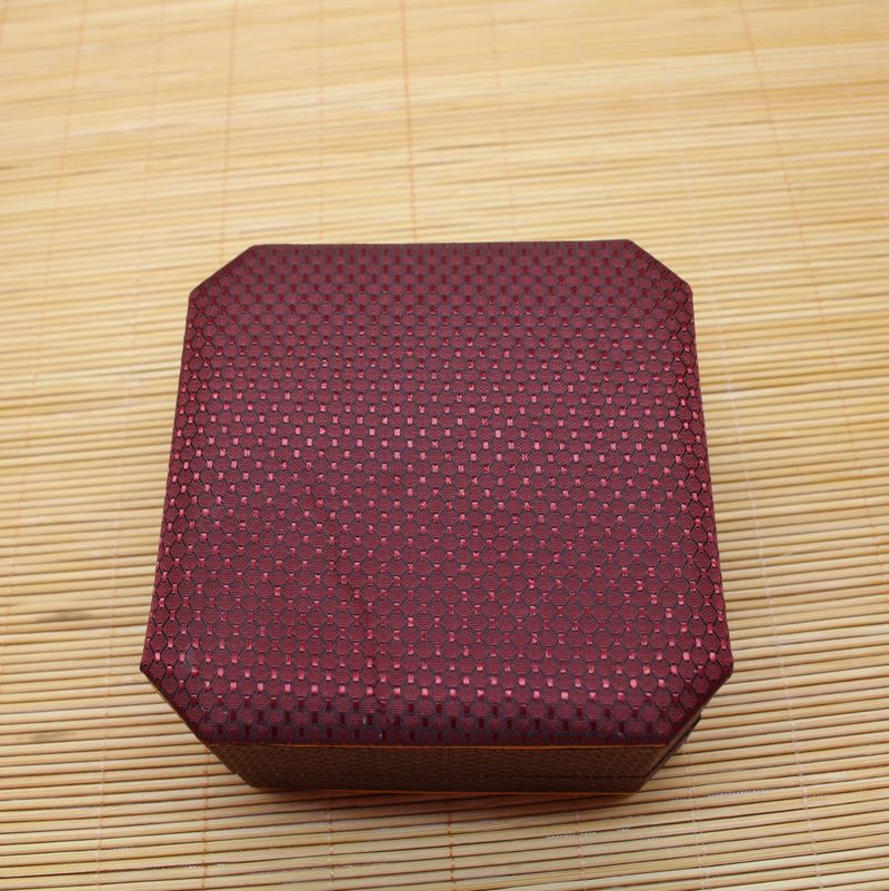 海玉堂厂家直销八角镶金边手镯盒玉石首饰精品包装盒批发南阳批发