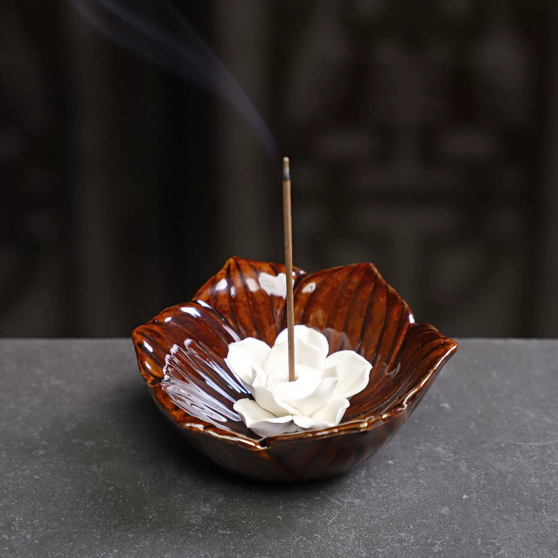 简易 Ceramics Creative Small Flower Incense Incense Insect Ornaments Spot Wholesale