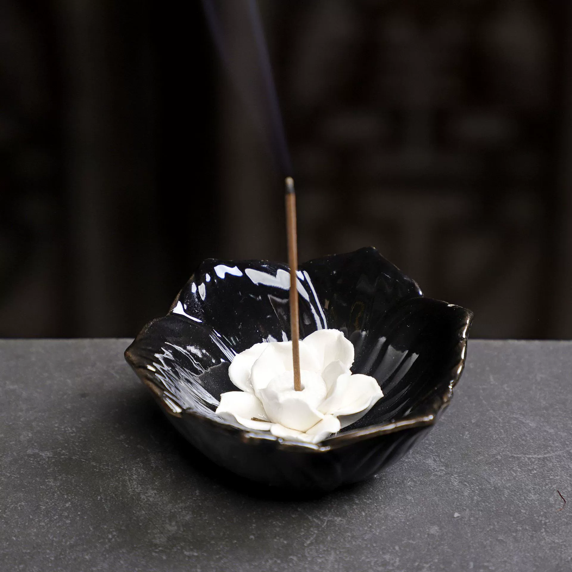 简易 Ceramics Creative Small Flower Incense Incense Insect Ornaments Spot Wholesale