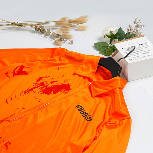 Halloween cos convict uniform performance costume adult American prison convict uniform performance costume