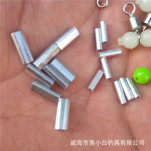 Nighthawk Ring Gourd Splitter Stopper, Saltwater Fishing Rig Aluminum Tube Sleeve, Offshore Balance Snell Rig Accessories