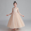 Children's autumn evening dress, skirt, elite small princess costume, piano performance costume, suit, suitable for teen