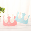 Wholesale new Internet celebrity birthday crown hat Children's creative cake party paper matte matte birthday hat