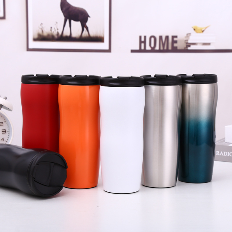 simple and portable cross-border foreign trade stainless steel 304 vacuum cup peanut cup gourd water cup cup coffee cup
