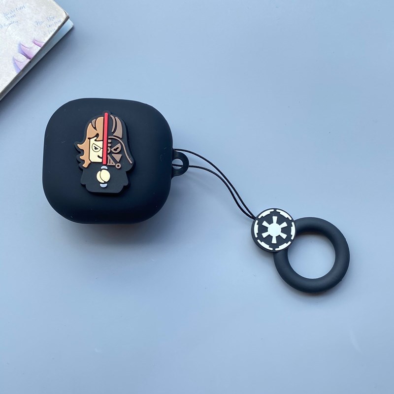 Aplicable a Samsung Galaxy Buds2/live auricular Bluetooth inalámbrico funda protectora de silicona de dibujos animados pro funda suave moda