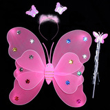 Детский день крылышки бабочек светящиеся крылья бабочки последовательно крылышки бабочки двойной слой крыльев бабочек светящиеся крылья