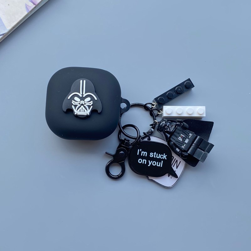 Aplicable a Samsung Galaxy Buds2/live auricular Bluetooth inalámbrico funda protectora de silicona de dibujos animados pro funda suave moda