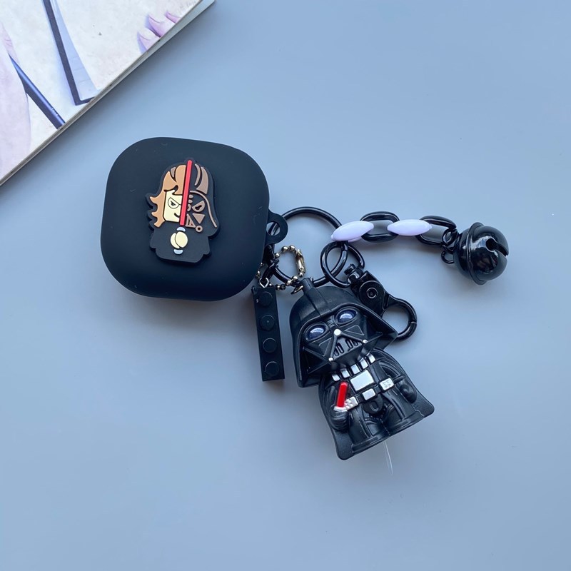 Aplicable a Samsung Galaxy Buds2/live auricular Bluetooth inalámbrico funda protectora de silicona de dibujos animados pro funda suave moda