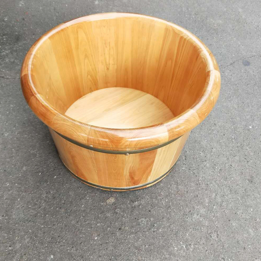 结疤浴盆泡脚桶香柏木木盆澡盆实木浴缸足浴木桶家用木质洗脚盆