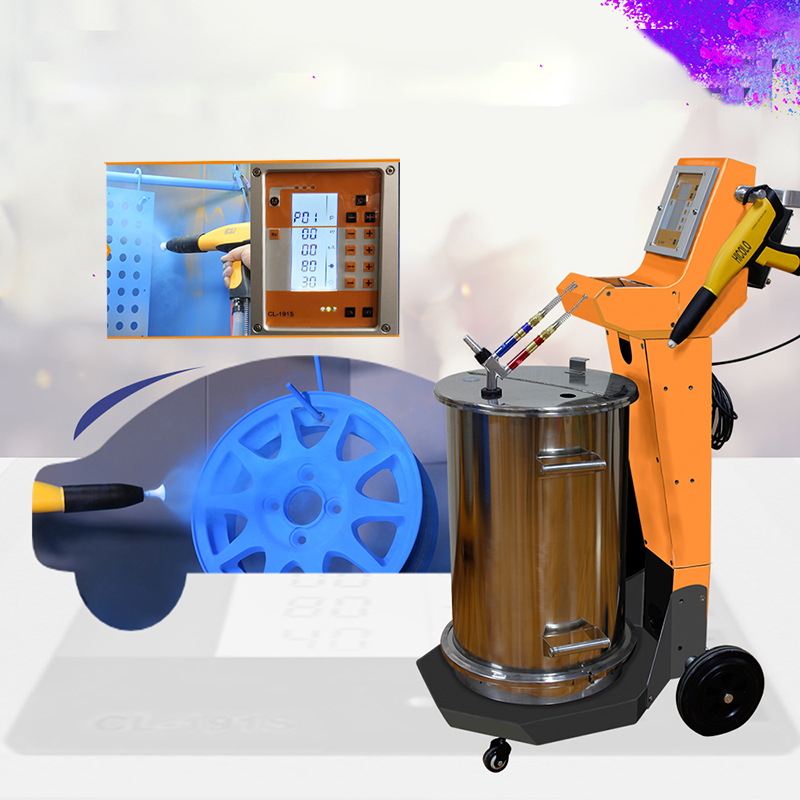 厂家供应智能型静电喷涂机 凹槽工件喷涂手动静电粉末喷涂机
