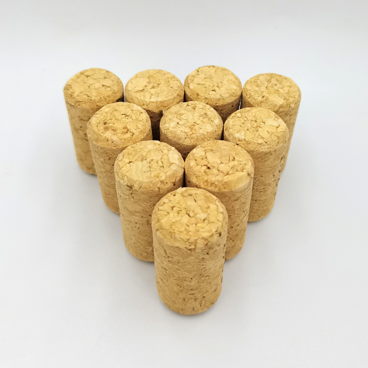 红酒瓶软木聚合塞 750ml通用葡萄酒瓶塞 进口大颗粒合成软木塞