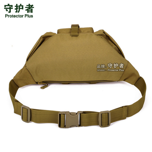 Y102-Large waist bag, military fan bag, outdoor cycling travel waist bag, mountaineering running waist bag, casual chest bag, men's bag