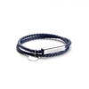 Deep blue silver buckle