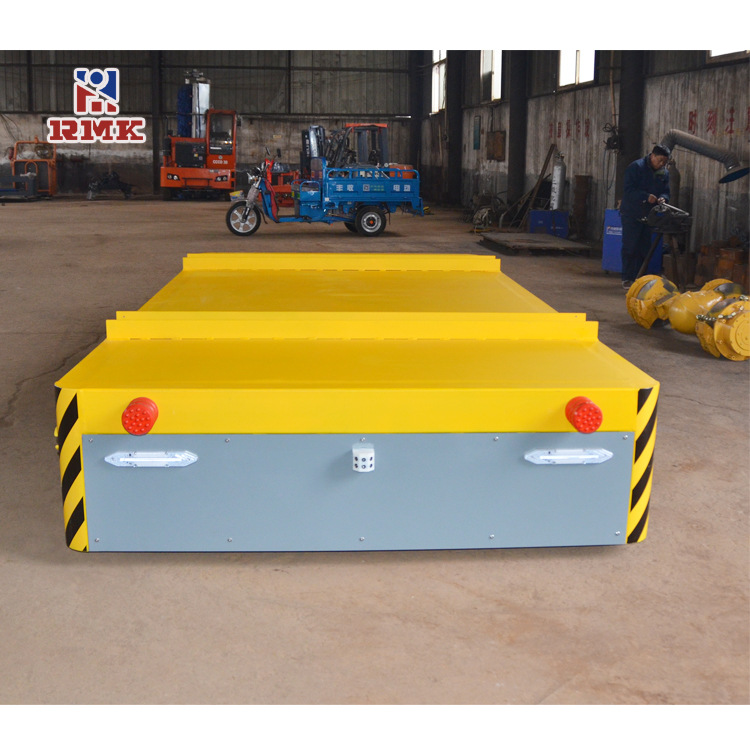 手动刹车电动平车 电动搬运地轨平板车 蓄电池轨道平板车