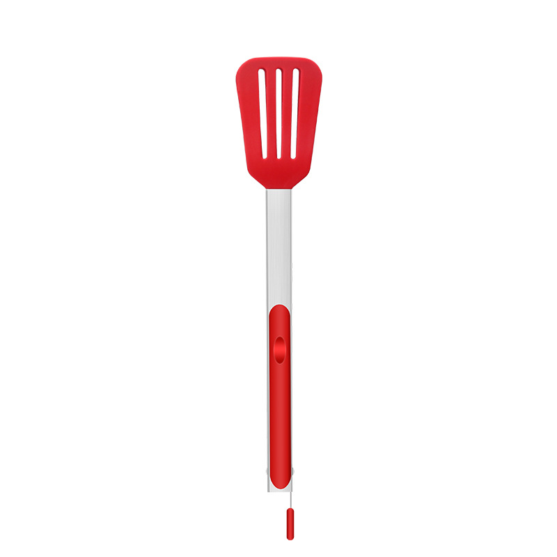 12 pulgadas de silicona clip de comida de acero inoxidable clip de comida buffet clip de tres líneas espaguetis filete frito utensilios de cocina barbacoa clip