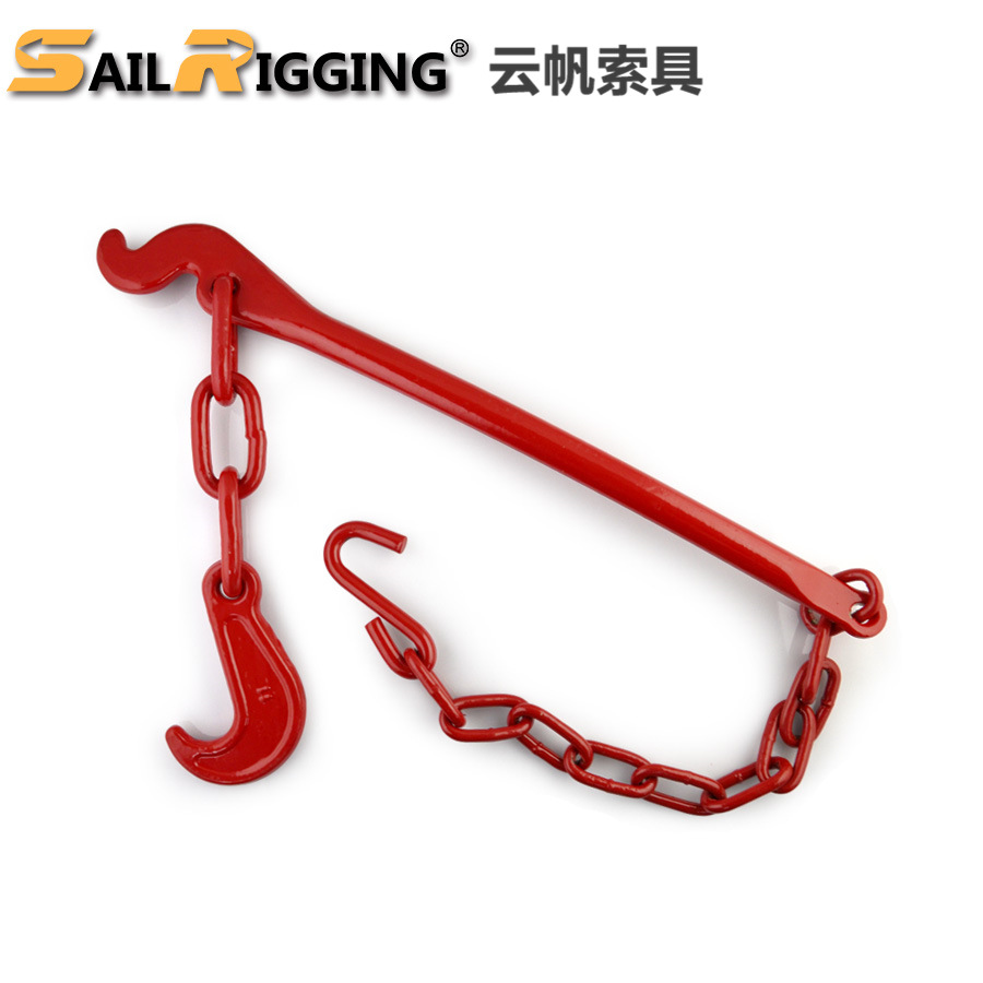 云帆生产高强度锻造链条拉紧器 13mm美式横担钩索具