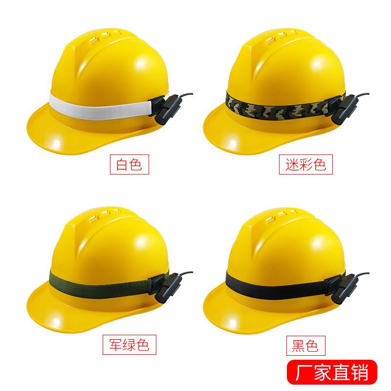 Headlight Bracket Camera 360-Degree Helmet Bracket Power Grid Company Small Flashlight Elastic Band Bracket 3m Adhesive