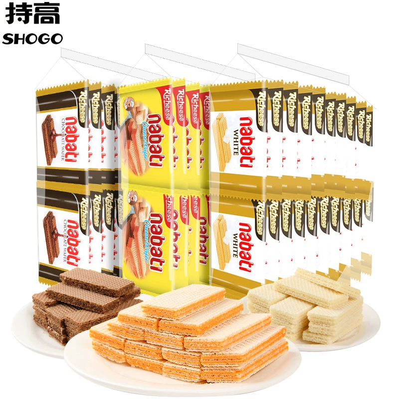 Индонезия импортировала сырный сыр шоколад ванильное вафельное печенье 25 г * 20 пачек/пакет оптом закуски