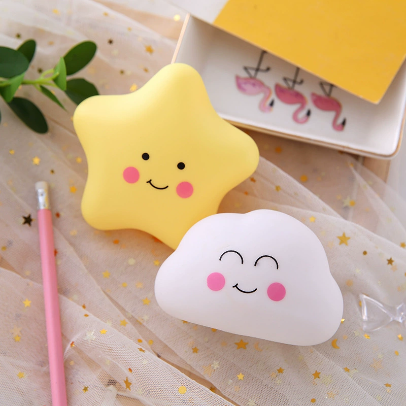 Креативный детский ночник, Звездные облака, милый ночник, детский креативный подарок на день рождения, маленький призовой подарок на стойку