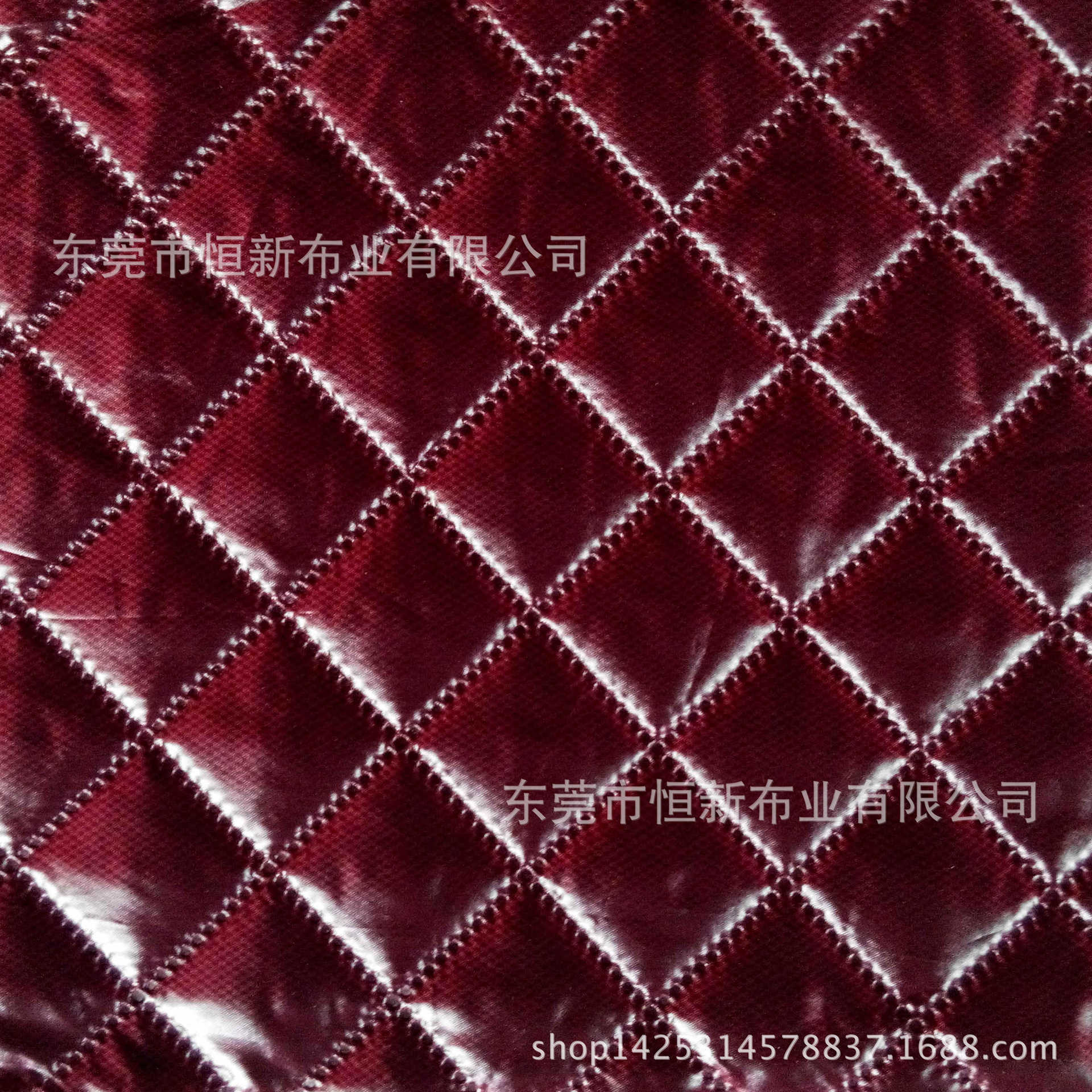 厂价直销超声波无线压棉裥棉牛津布化纤布 HS-O001绗缝绗绣压花