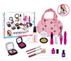 Children's cosmetic realistic family toy, makeup primer for princess, bag, set