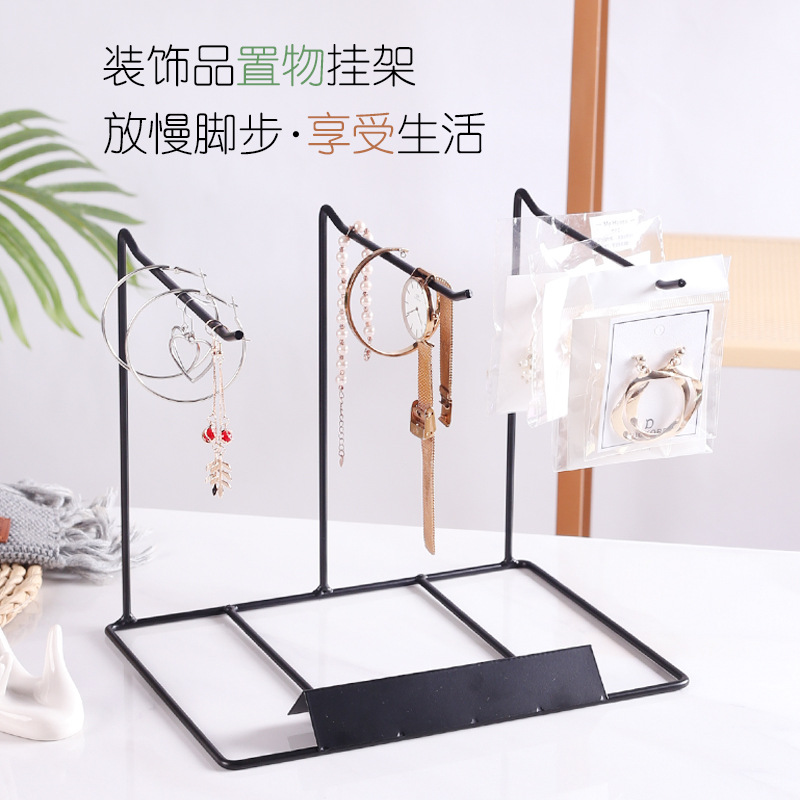 Earring jewelry storage bracket earring rack jewelry storage box jewelry display rack iron bracket manufacturer wholesale