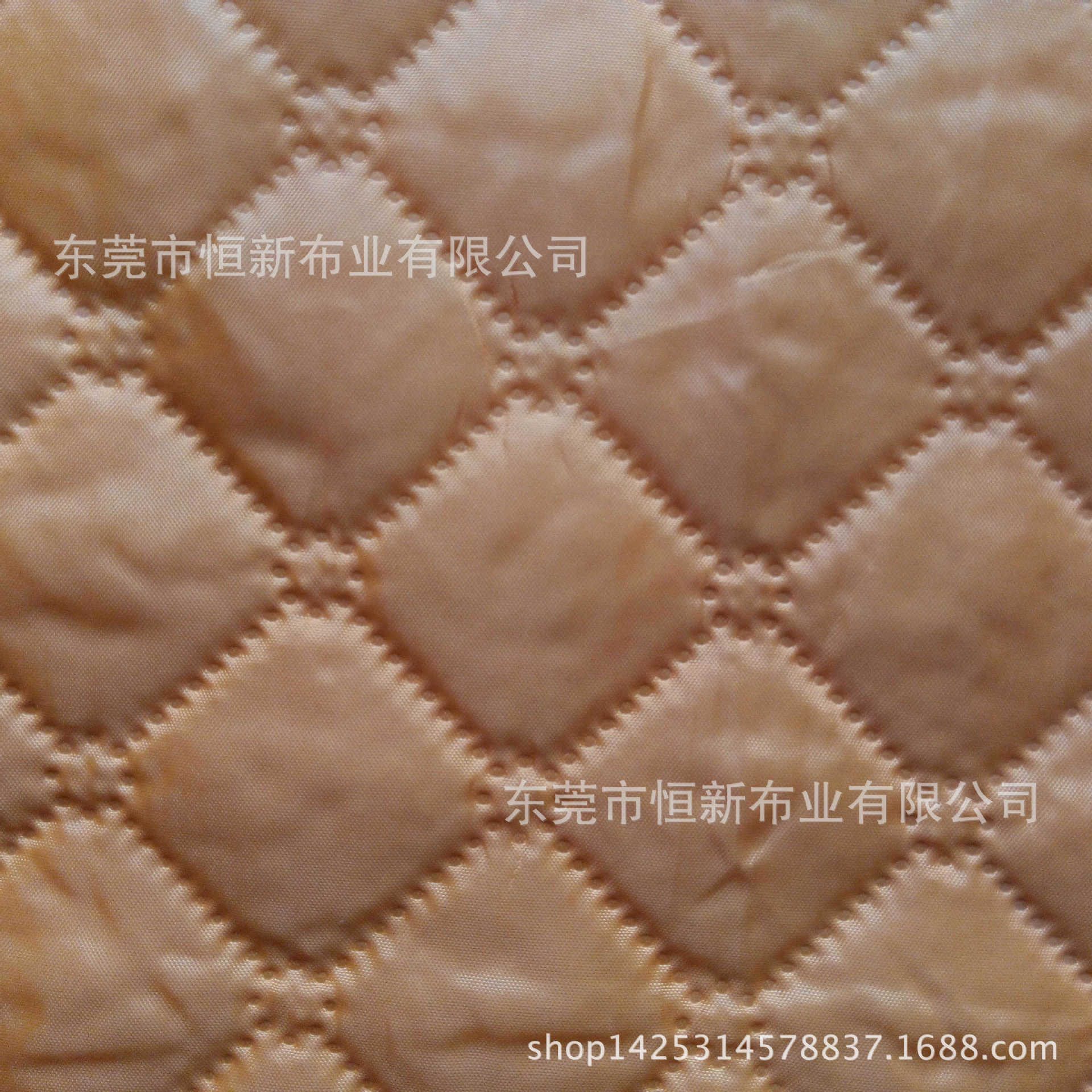 厂家直供超声波无段延压花压棉涤纶布化纤布  HS-H001绗缝裥棉