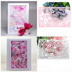 Butterfly Die Cutting Stencil Metal Etching Die Stencil Carbon Steel Embossing Die Stencil Home DIY Hand Cutting Mold