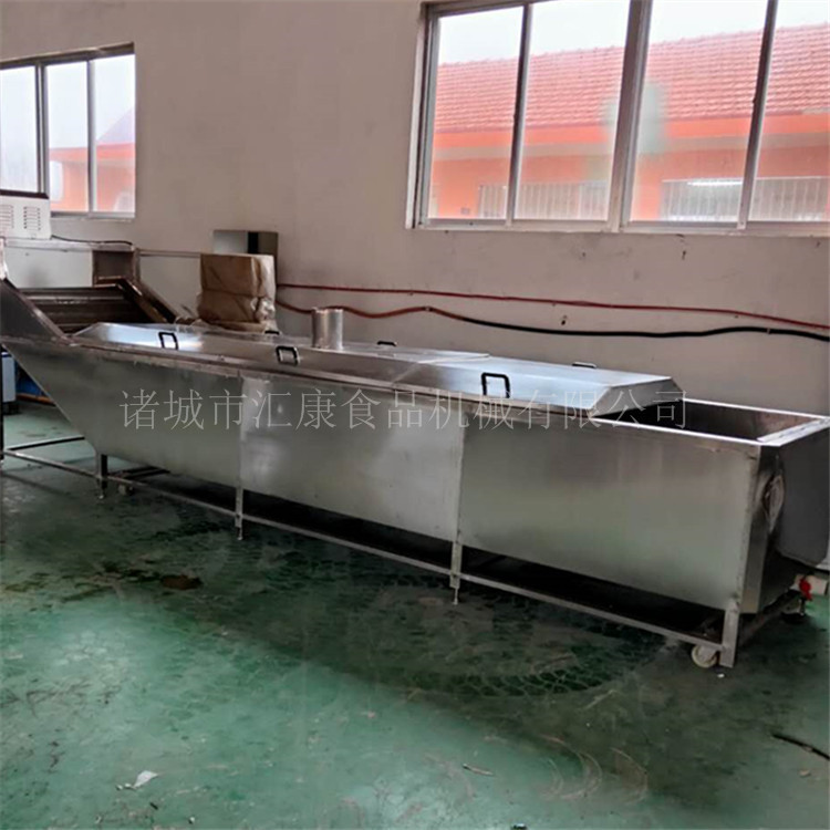 水浴式鲜辣椒自动清洗流水线果蔬气泡清洗机汇康设备行销各地包邮