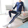Thin keep warm demi-season thermal underwear, winter set, trousers for students