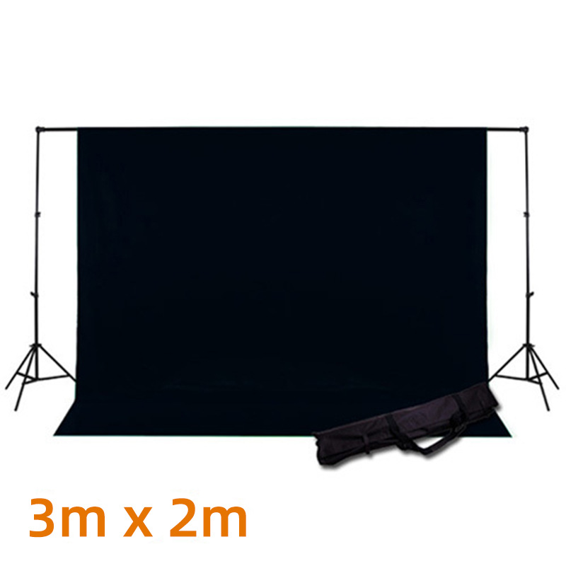 拍摄道具摄影背景架 摄影棚背景布架3m x 2m 背景布 灯架直播设备