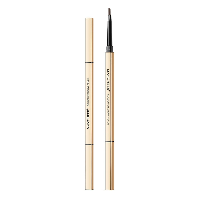 Double-sided bar, waterproof eyebrow pencil, long-term effect, no smudge