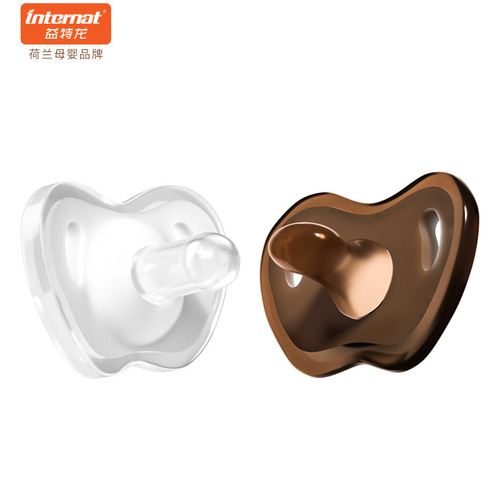 Yitlong baby sleeping pacifier with storage box to prevent falling off the chain baby full silicone pacifier wholesale