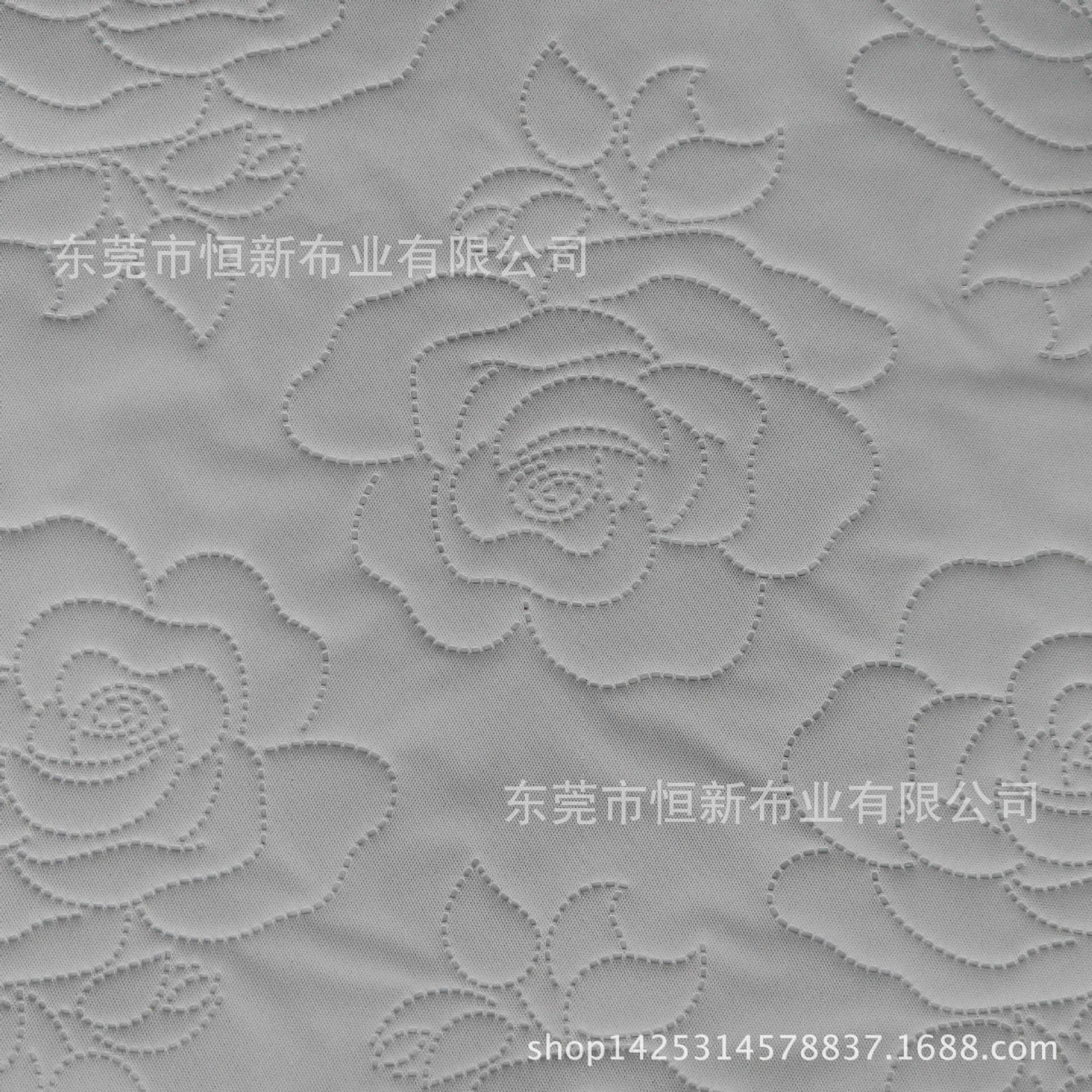 环保聚录乙烯胶布多层复合压花超声波裥棉图案立体美观线条无间断