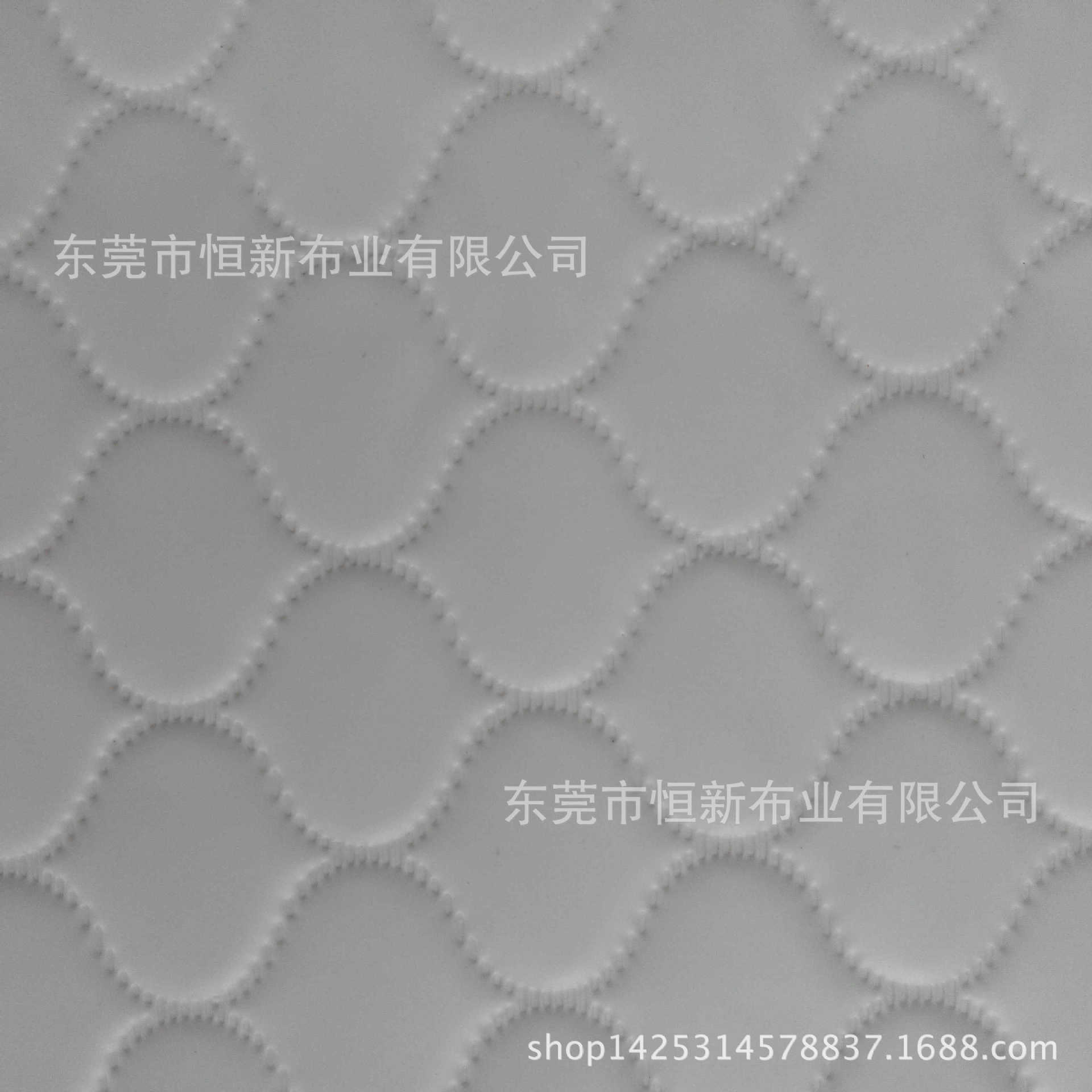 全新料环保PVC多层复合压花超声波裥棉图案立体美观线条无间断