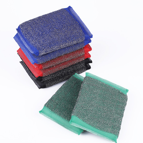 C steel wire sponge wipes the kitchen, can absorb water, wash the dishcloth, wash the pot, wash the dishes, clean the steel wire sponge scouring pad batch