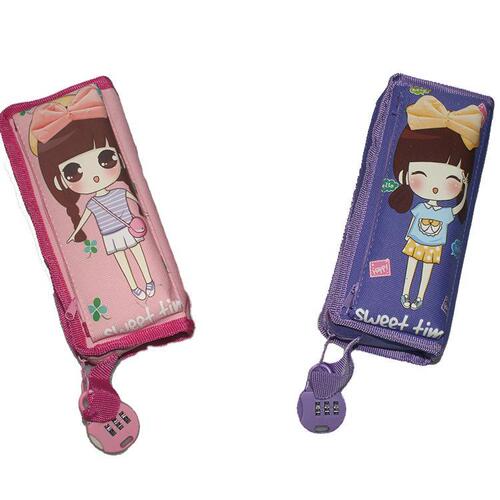 Creative pencil case for primary school students, male and female, children's pencil case, large capacity pencil case, cartoon pencil case, pencil case wholesale