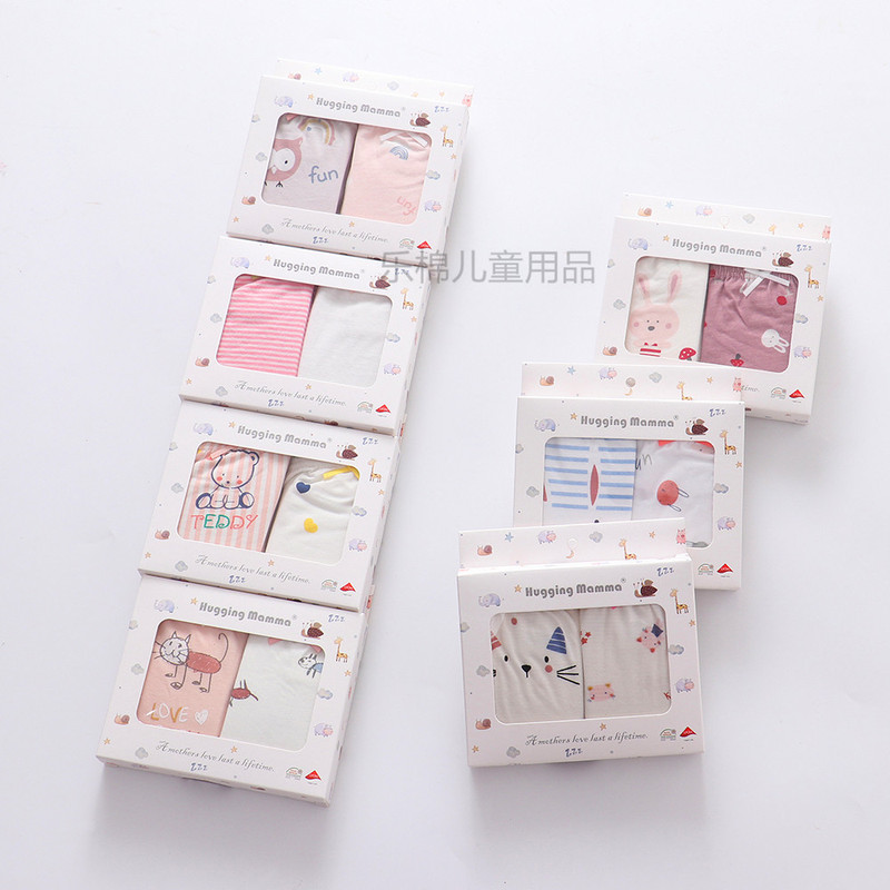 Bambi Family Underwear Children's Underwear Cotton Boys' and Girls' Boxes Cartoon High-end Boxed Small Shorts