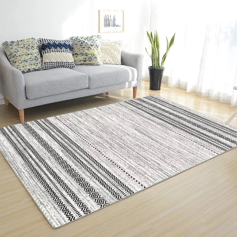 Alfombra de terciopelo cristalino Amazon AliExpress para sala de estar, sofá, mesa de centro, alfombra grande para toda la área, alfombra para oficina