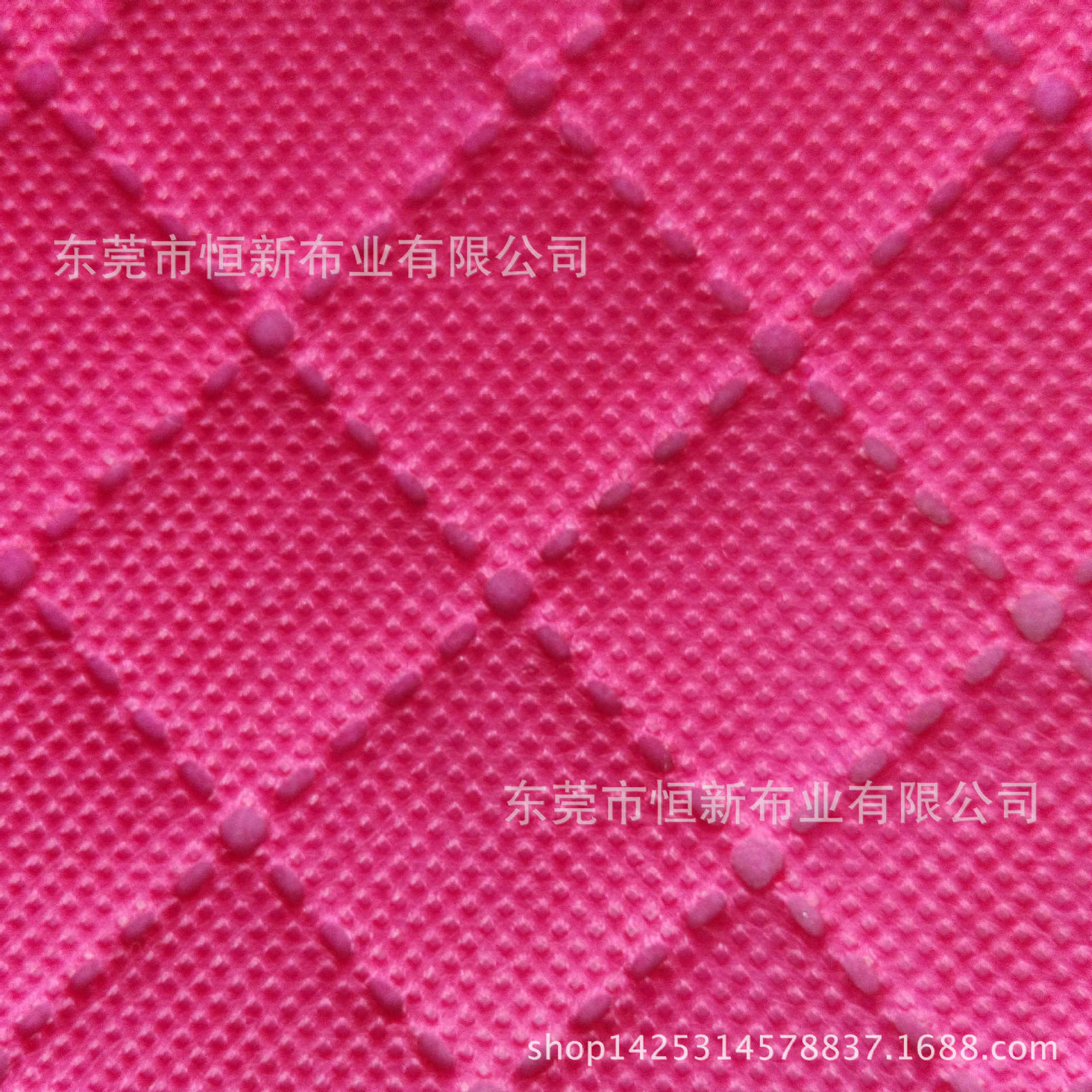 环保不织布多层压花绗棉复合图型精美规则立体感强品质保障绗缝