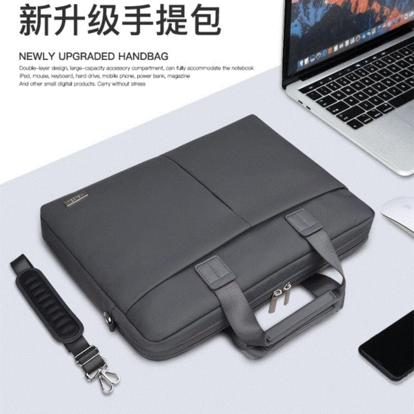 Business Simple Drop Resistant Waterproof 14.2 Inch Large Capacity Laptop Bag New Smart Laptop Bag
