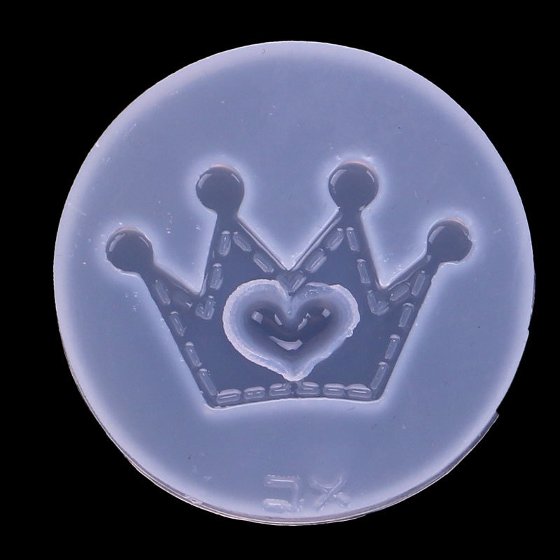 Tamaño espejo arco Shell corona estrella de mar epoxi pegamento UV molde de silicona joyería hecha a mano caja del teléfono Decoración