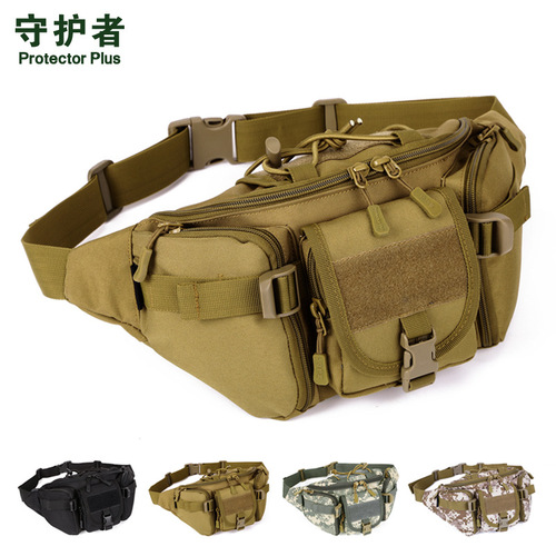 Y102-Large waist bag, military fan bag, outdoor cycling travel waist bag, mountaineering running waist bag, casual chest bag, men's bag