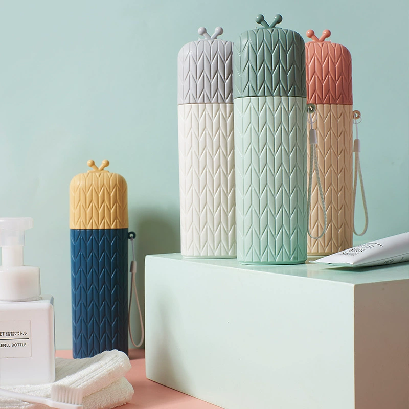 Портативная творческая дорожная коробка для зубных щеток, мультяшная устойчивая к падениям чашка для чистки зубов Зубная трубка для полоскания рта чашка костюм набор зубов