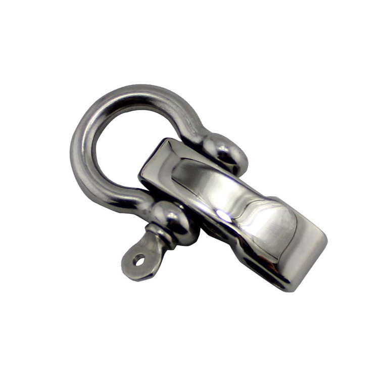 RICHWITS不锈钢大四孔调节扣 马蹄扣 救生手链  卸扣 手链扣